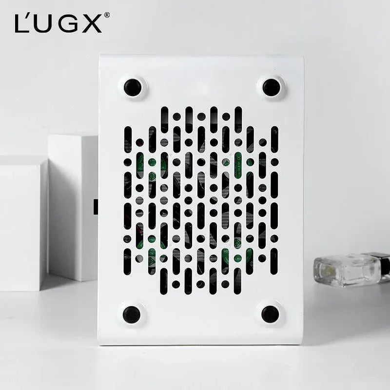 LUGX LG618 Powerful Professional Nail Dust Collector – For Home & Salon Use with Nail Drill and Gel Nail Equipment