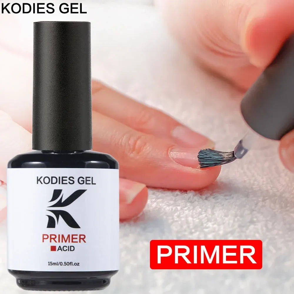 OEM Acid-Free Nail Primer & Dehydrator – 15ml Base Coat Prep for Acrylic & UV Gel | Private Label Available