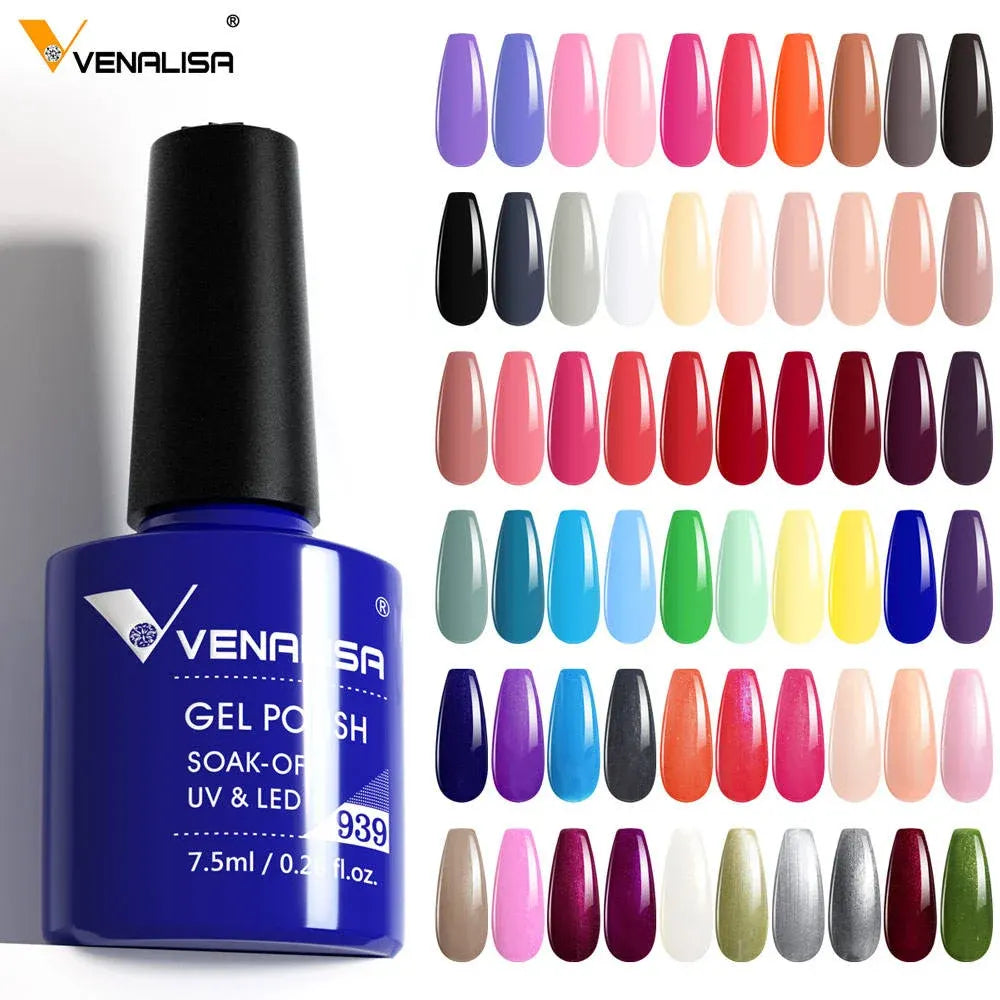 Venalisa Nail Art Gel Polish – UV/LED Gel Varnish for French Nails & Manicure | OEM Logo Available