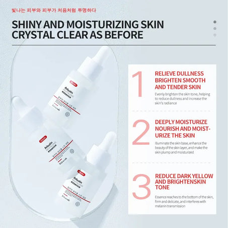 Wholesale Natural Alpha Arbutin Facial Brightening Serum – Whitening & Skin Lightening Formula